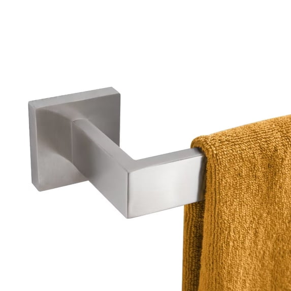 KOKOSIRI 32-Inch Single Towel Bar Bathroom Kitchen Towel Holder Wall Mounted SUS304 Stainless Steel Towel Rack Brushed Nickel B4003BR-L32