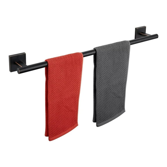 KOKOSIRI Bathroom Towel Bar Bath Towel Holders for Toilet Kitchen Cabinet Wall Mount 24 Inch Oil Rubbed Bronze Stainless Steel B4005ORB-L24