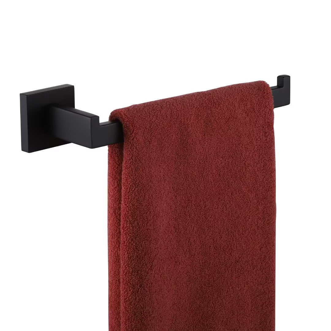Hand Stainless Hardware KOKOSIRI Towel Towel Black B3003BK Steel Rods Ring Kitchen Wall Stylish Mount Racks Towel Rails Bathroom