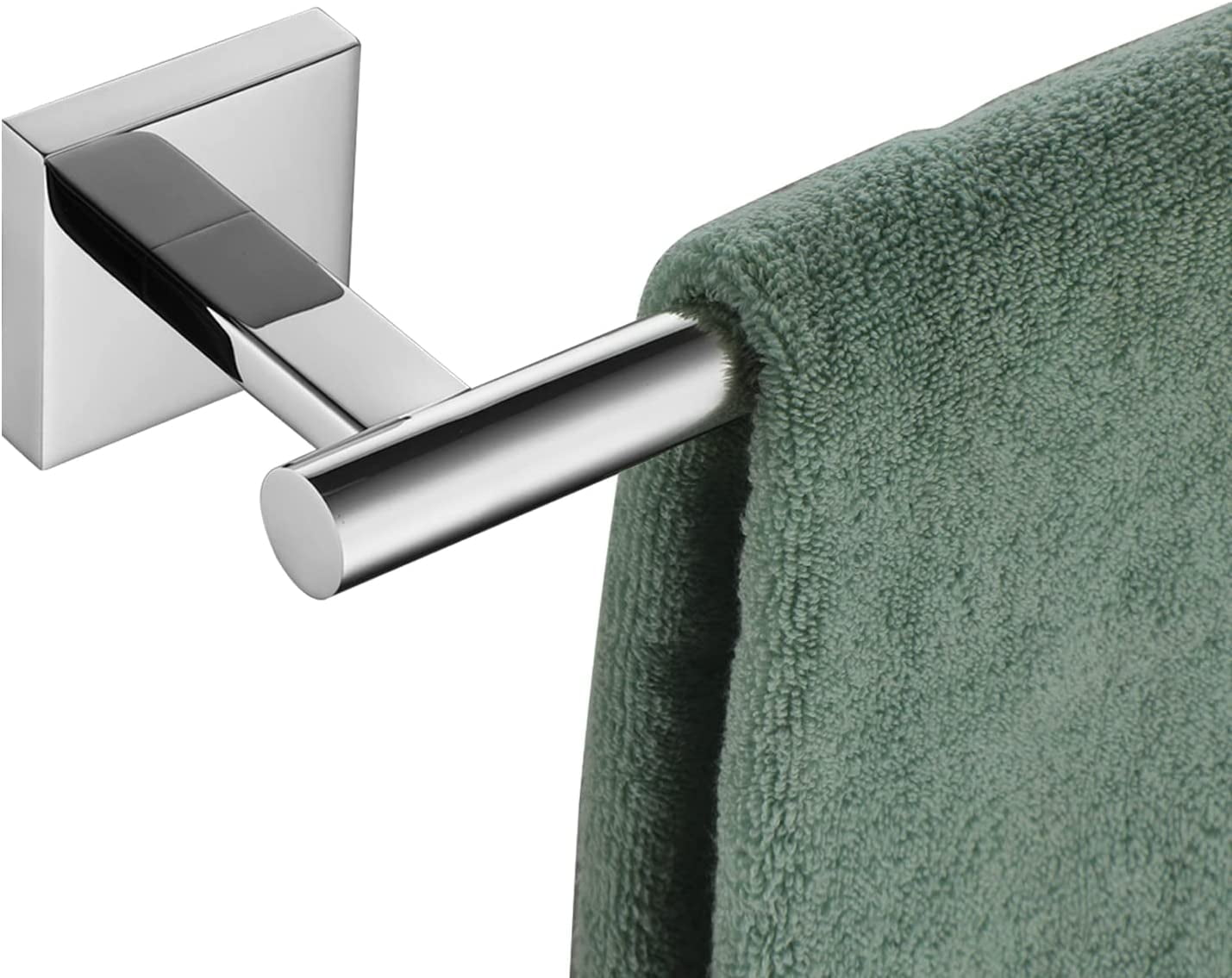 16'' Polished Chrome Stainless Steel Wall Mounted Towel Bar