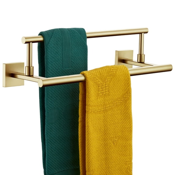 KOKOSIRI Hand Towel Bar 16 Inches Towel Holder Bathroom Rack for Bath Cabinet Towel Rails Brushed Gold Stainless Steel B5009BG-L16