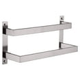 thumbnail image 1 of KOKOSIRI Hand Towel Bars 16 Inches Bathroom 2-Tiers Ladder Towel Rails Towel Holders Wall Mounted Towels Shelves Rack Brushed Stainless Steel, B5008BR-L16, 1 of 9