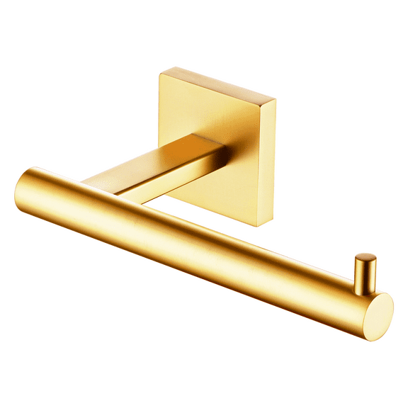 KOKOSIRI Toilet Paper Holder Tissue Paper Dispenser for Bathroom Toilet Roll Holder Brushed Gold Stainless Steel B2005BG
