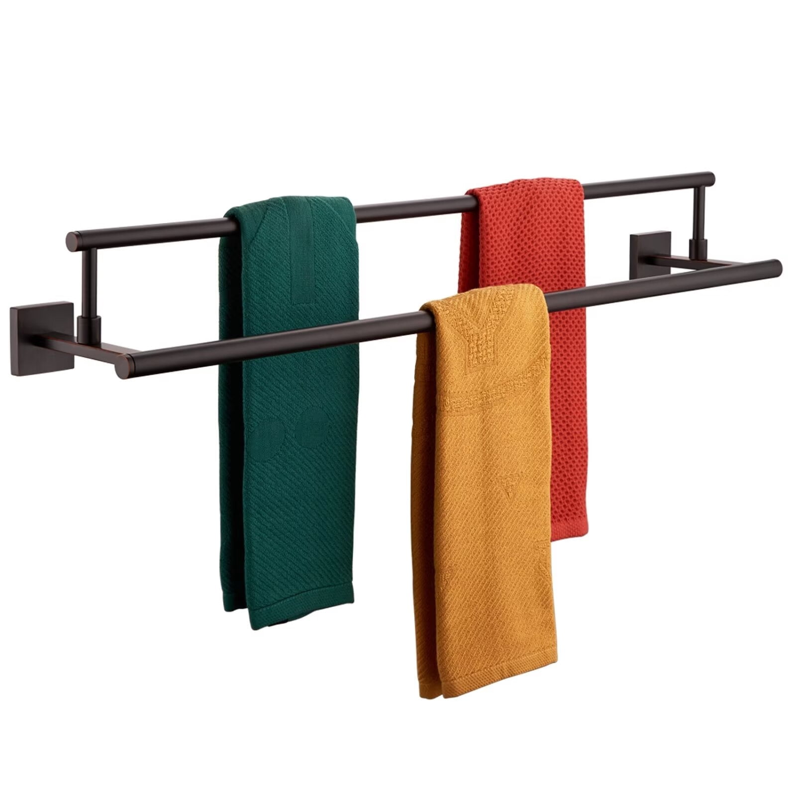 KOKOSIRI Towel Bar & Hook Set – Stainless Steel Bathroom Hardware In 5 Finishes