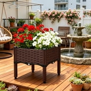 KOLAGAN 1 Set - Platform Planting with Legs - Lightweight Planting Box - Vegetable Seedling Box - Flower and Vegetable Planting Box - Tree Planting Box - Easy to Use - Courtyard, Garden
