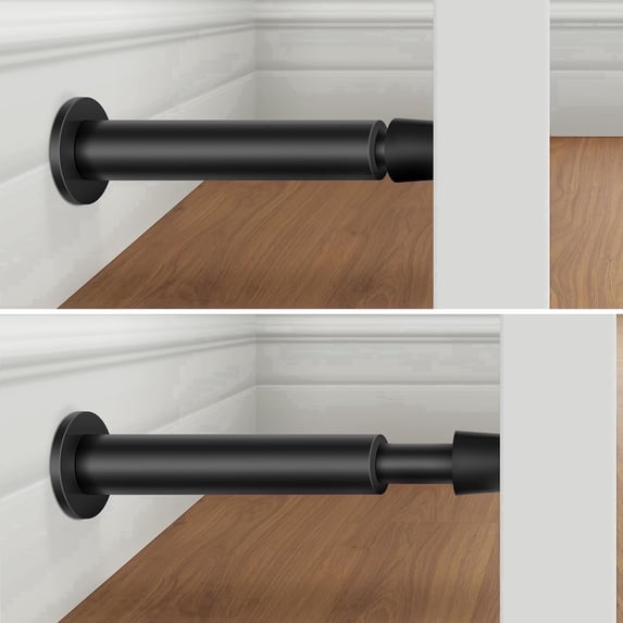 KOLAKO Door Stopper, Spring Doorstop with Rubber Bumper, 4.4 inch ...