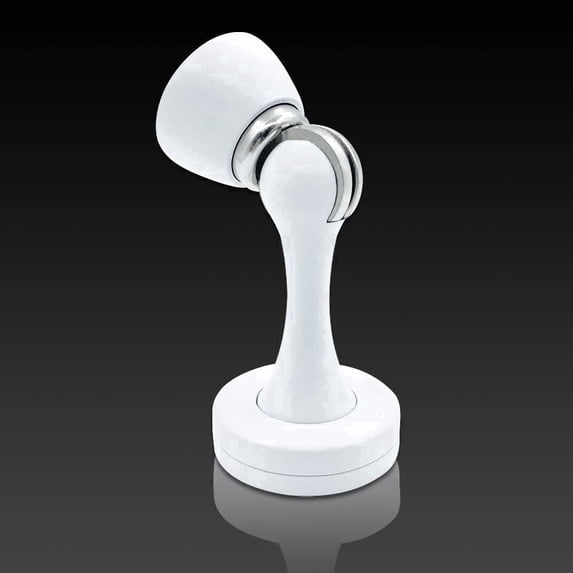 KOLAKO Magnetic Stainless Steel Doorstops Door Holder with Catch Wall Protector White 1 Pack