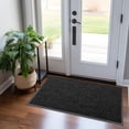 thumbnail image 1 of KOLOKO Indoor Front Door Mat for Entrance Non Slip Doormat Welcome Mat Dirt Commercial Floor Mat Rubber Backed Entryway Rug Low Profile Outdoor Black 2'x3', 1 of 7