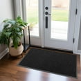 thumbnail image 1 of KOLOKO Indoor Front Door Mat for Entrance Non Slip Doormat Welcome Mat Dirt Commercial Floor Mat Rubber Backed Entryway Rug Low Profile Outdoor Black 3'x12', 1 of 7