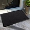 thumbnail image 1 of KOLOKO Outdoor Mat Non Slip Doormat 2'x6' Front Door Mat Outside Welcome Mat Dirt Trapper Commercial Indoor Floor Mat Rubber Backed Thicken Entryway Rug Low Profile Black, 1 of 7