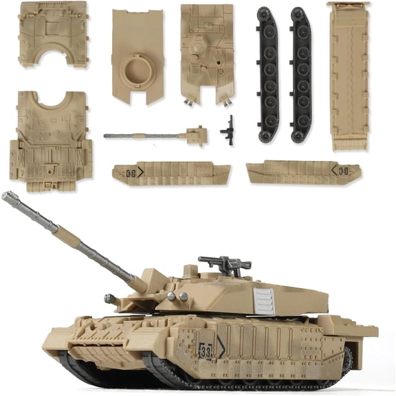 KOLOTESAME 1/72 Scale Challenger 2 Military Tank Quick Build Model Kits A precision replica with exquisite paintworka collector-grade masterpiece crafted for adults suitable for beginners