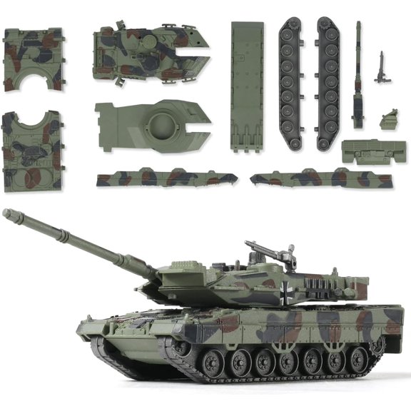 KOLOTESAME 1/72 Scale Leopard 2A7 Military Tank Quick Build Model A precision replica with exquisite paintworka collector-grade masterpiece crafted for adults suitable for beginners
