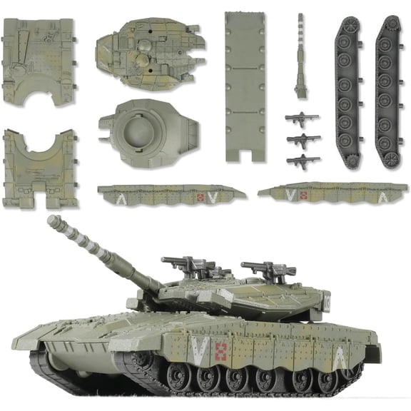 KOLOTESAME 1/72 Scale Merkava Military Tank Quick Build Model Israel States A precision replica with exquisite paintworka collector-grade masterpiece crafted for adults suitable for beginners