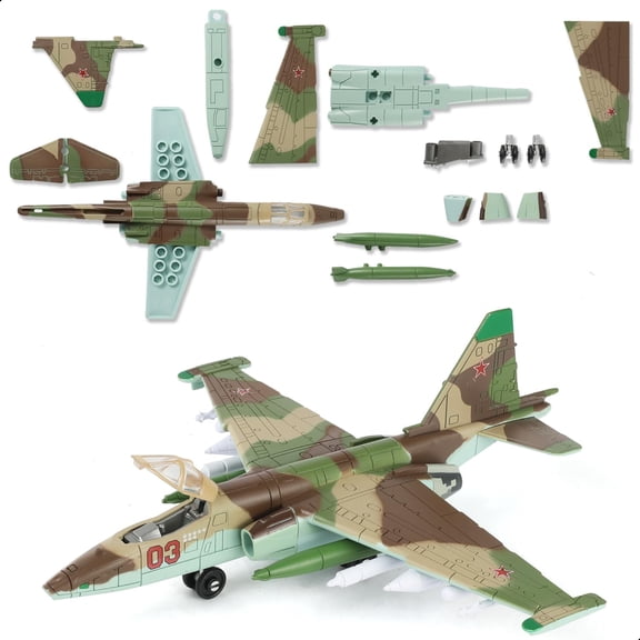 KOLOTESAME 1:72 Scale SU-25 Frogfoot Quick Plastic Assembly Model Kit Precision replication and exquisite paintworka collector-grade masterpiece for adults; suitable for beginners