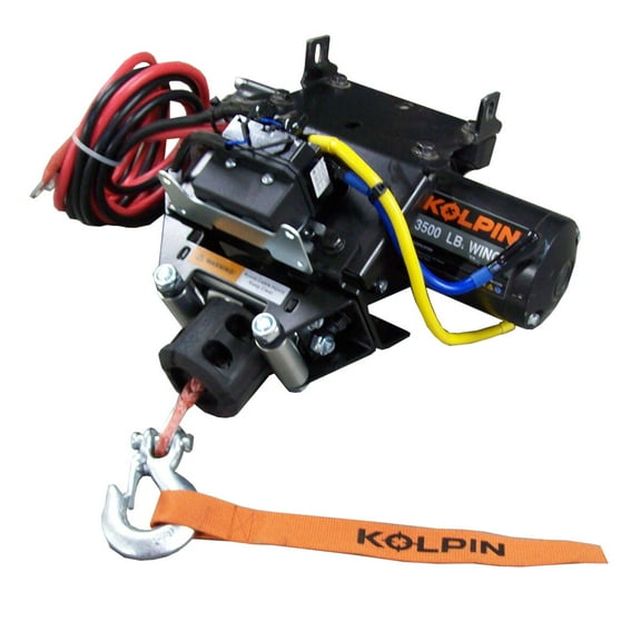 KOLPIN - 26-3025 - QUICK MOUNT WINCH 3500 SYNTHETIC POL