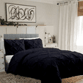 thumbnail image 1 of KOMFIT 800 Thread Count Pinch Pleated Duvet Cover set 100% Egyptian Cotton with Zipper Closure & Corner Ties 1 Duvet Cover & 4 Pillow Shams Dark Gray Solid , Eastern King Size (118x110), 1 of 6