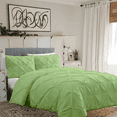thumbnail image 1 of KOMFIT 800 Thread Count Pinch Pleated Duvet Cover set 100% Egyptian Cotton with Zipper Closure & Corner Ties 1 Duvet CoverSage Solid , Full/Queen (90x90), 1 of 6