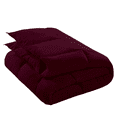 thumbnail image 1 of KOMFIT Bedding Comforter Duvet Insert - Quilted Comforter with Corner Tabs - Box Stitched Down Alternative Comforter&nbsp;300 GSM ( Burgandy , Full/Queen (90x90) ), 1 of 5
