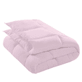 thumbnail image 1 of KOMFIT Bedding Comforter Duvet Insert - Quilted Comforter with Corner Tabs - Box Stitched Down Alternative Comforter&nbsp;400 GSM ( Pink , Full/Queen (90x90) ), 1 of 5