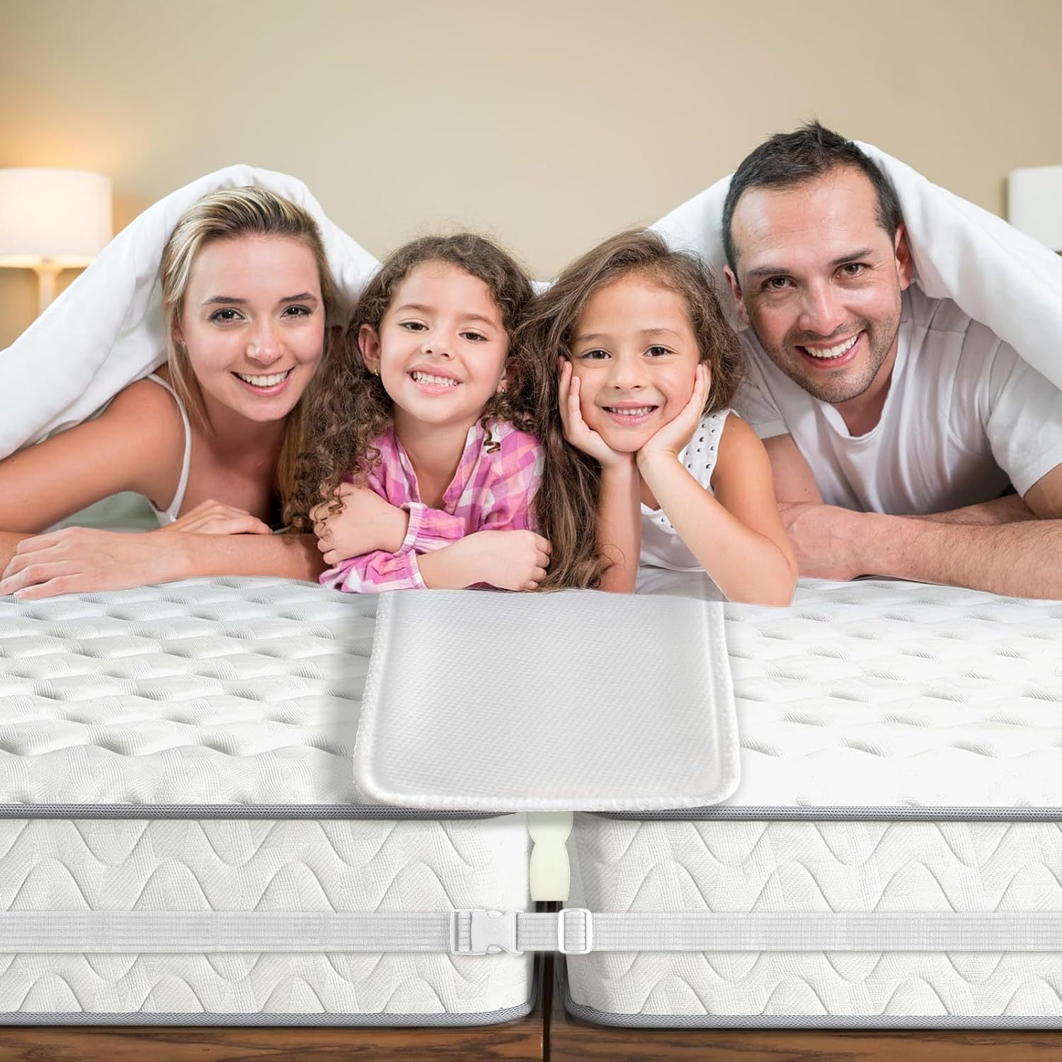KOMFOTT 75” X 9” Bed Bridge, Twin to King Converter Kit, Adjustable Bed ...