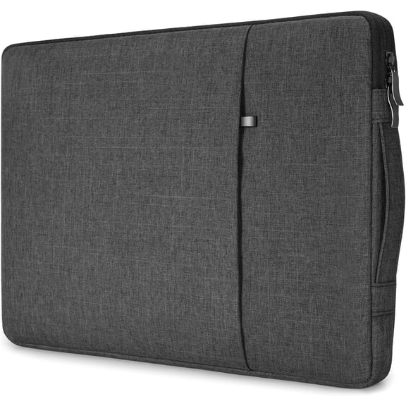 KOMI 12" 13" Laptop Sleeve Case for 13" 13.6" MacBook Air 13 M3 2024/12.9" iPad Pro M1 M2 / Surface Pro 7 8 9 X/ 13.4" Dell XPS 13/13“Lenovo Yoga 6 / ThinkBook X/HP EliteBook / 12.4" Galaxy Tab,Black