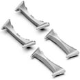 thumbnail image 1 of KOMI 2 Pairs Compatible for Google Pixel Watch 2 Connector, 20mm Stainless Steel Replaceable Connection Adapter for Google Pixel Watch Accessories, Pixel Watch Band Connector Adapter (Silver), 1 of 6