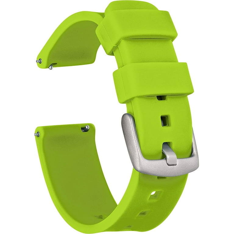 KOMI 20mm Silicone Watch Band Strap with Quick Release Pins