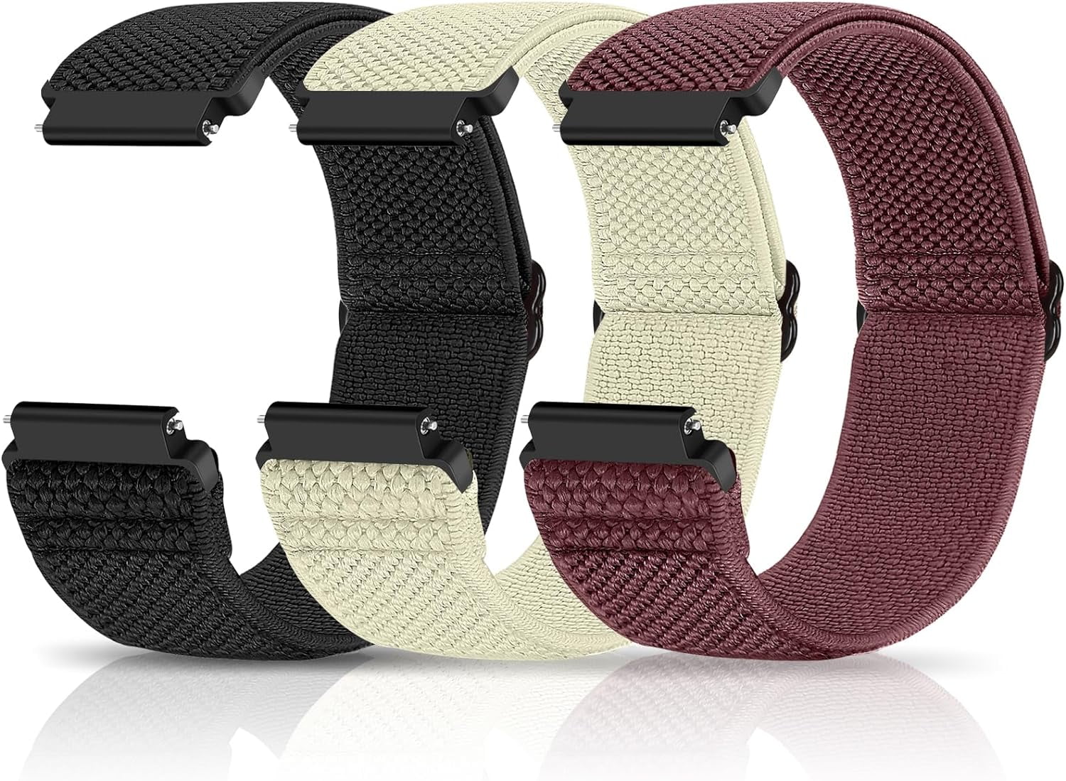 KOMI 3 Pack Compatible with 16mm 18mm 19mm 20mm 22mm Watch Bands Quick ...