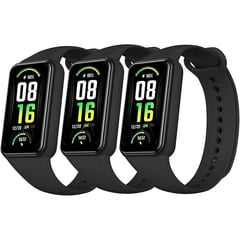 Amzpas TPU Bands for Amazfit Band 7 Fitness & Health Tracker, 3 Pack Soft Breathable Wristband, Adjustable Replacement Sportt Strap for Women Men product image