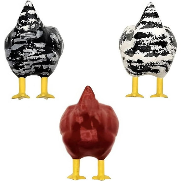KOMI 3 Pcs Chicken Butt Magnets Fun Animal Butt Fridge Magnets Refrigerator Magnets Creative Cute Chick Magnets for Refrigerator Whiteboard Map Home Office Decoration
