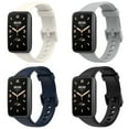 thumbnail image 1 of KOMI Compatible with Xiaomi Mi Band 7 Pro Replacement Band - Silicone Replacement Wrist Band Strap Compatible with Xiaomi Band 7 Pro Silicone 4 Pcs, 1 of 5