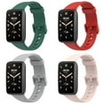thumbnail image 1 of KOMI Compatible with Xiaomi Mi Band 7 Pro Replacement Band - Silicone Replacement Wrist Band Strap Compatible with Xiaomi Band 7 Pro Silicone 4 Pcs, 1 of 5