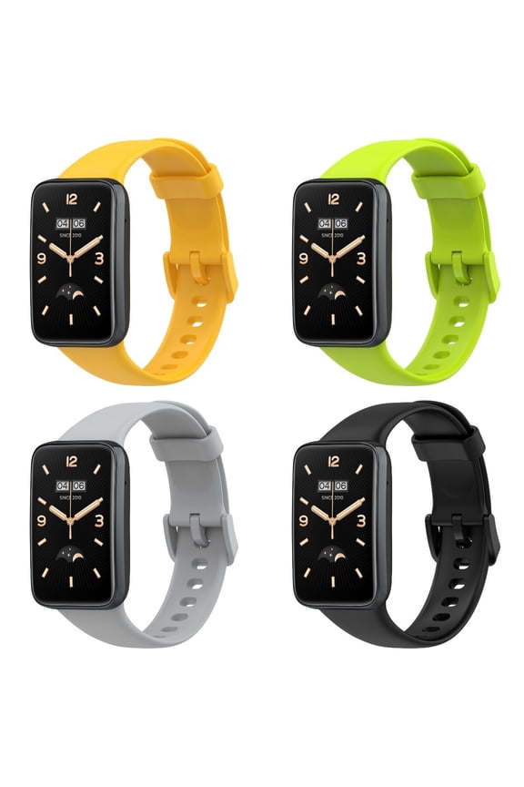 Compatible with Xiaomi Mi Band 7 Pro Replacement Band - Silicone Replacement Wrist Band Strap Compatible with Xiaomi Band 7 Pro Silicone 4 Pcs
