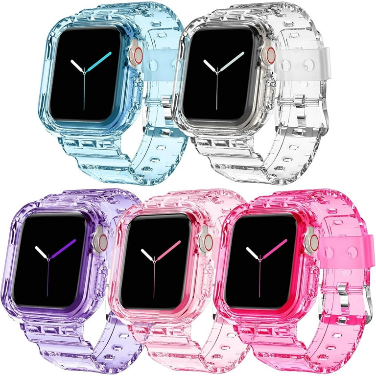 Watch Band Cristal Iwatch KOMI [5 Packs] Compatible For Clear