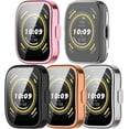 thumbnail image 1 of KOMI 5Pack Screen Protector Cases Compatible with Amazfit Bip 5 Smart Watch 1.91inch Screen Protector Case Protective Case Intended for Amazfit Bip 5, 1 of 8