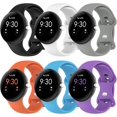 thumbnail image 1 of KOMI Band Compatible with Google Pixel Watch 3 41mm/Pixel Watch 2/1, Soft Silicone Sport Watch Bands Replacement Watch Strap Bracelet for Google Pixel Watch Smartwatch Accessories, 1 of 7