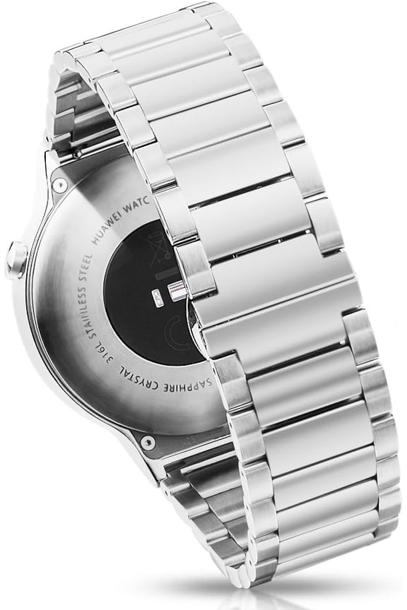 Band Compatible with Samsung Galaxy Watch 3 45mm /Galaxy Watch 46mm -22mm Stainless Steel Watch Strap Replacement Bracelet Compatible with Samsung Gear S3 Classic and Frontier Butterfly Silver