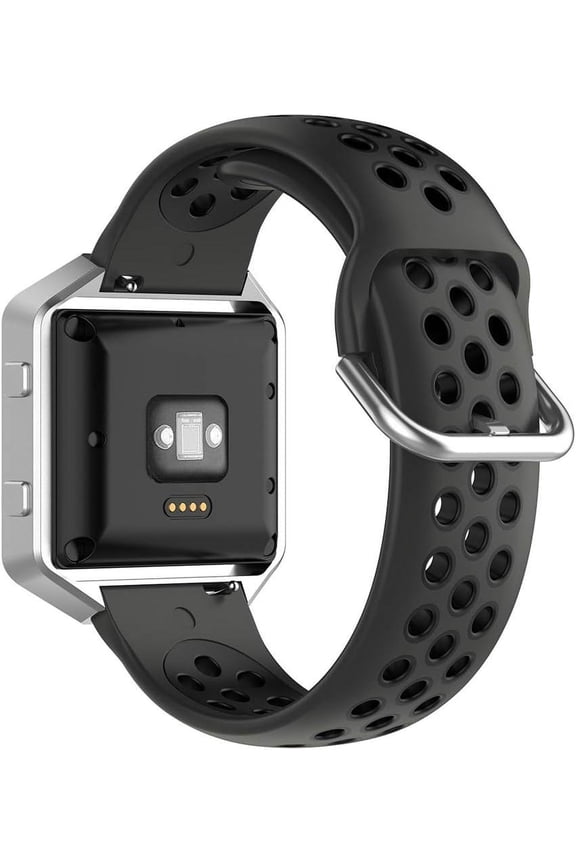 Band Compatible with Fitbit Versa 2 Watch,Soft Silicone Replacement Strap for Fitbit Versa/Versa Lite/SE Smart Fitness Watch Black