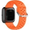 thumbnail image 1 of KOMI Band Compatible with Fitbit Versa 2 Watch,Soft Silicone Replacement Strap for Fitbit Versa/Versa Lite/SE Smart Fitness Watch Orange, 1 of 6