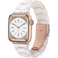 thumbnail image 1 of KOMI Band Replacement for Apple Watch 49mm 45mm 44mm 42mm 41mm 40mm 38mm Women Men Fashion Resin Wirstband Bracelet Strap for iWatch Ultra 2/1 Series 9 8 7 6 SE 5 4 3 2 1, 1 of 3