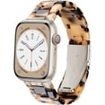 thumbnail image 1 of KOMI Band Replacement for Apple Watch 49mm 45mm 44mm 42mm 41mm 40mm 38mm Women Men Fashion Resin Wirstband Bracelet Strap for iWatch Ultra 2/1 Series 9 8 7 6 SE 5 4 3 2 1, 1 of 5
