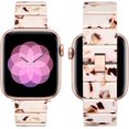 thumbnail image 1 of KOMI Band Replacement for Apple Watch 49mm 45mm 44mm 42mm 41mm 40mm 38mm Women Men Fashion Resin Wirstband Bracelet Strap for iWatch Ultra 2/1 Series 9 8 7 6 SE 5 4 3 2 1, 1 of 6