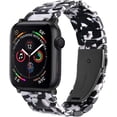 thumbnail image 1 of KOMI Band Replacement for Apple Watch 49mm 45mm 44mm 42mm 41mm 40mm 38mm Women Men Fashion Resin Wirstband Bracelet Strap for iWatch Ultra 2/1 Series 9 8 7 6 SE 5 4 3 2 1, 1 of 6