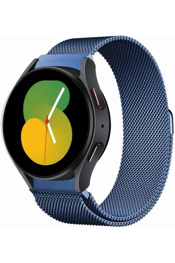 Bands for Samsung Galaxy Watch 6/5/4/7/FE Band 40mm 44mm/Classic 47mm 43mm 46mm 42mm Women/Men,Magnetic Loop Strap for Samsung Galaxy watch 5 Pro band 45mm,No Gap Metal Mesh Correa Wristband