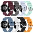 thumbnail image 1 of KOMI Bands for Samsung Galaxy Watch 6 40mm 44mm, Galaxy Watch 6 Classic 47mm Band, No Gap Soft Silicone Smart Watch Bands for Women Men 8Pack, 1 of 6