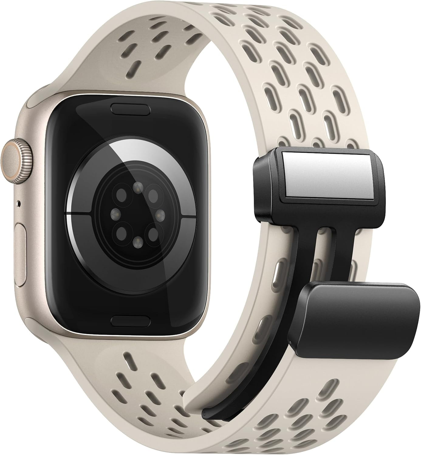 KOMI Breathable Waterproof Magnetic Sport Band for Apple Watch