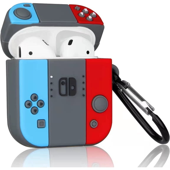 KOMI Case Compatible with Airpods case,Cute Cartoon Silicone Case Cover Compatible with Airpods 2/1 Charging Silicone Case