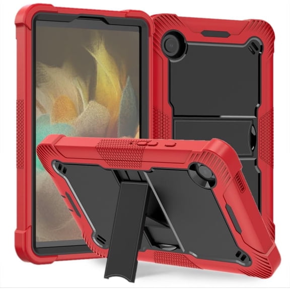 KOMI Case for Galaxy Tab A9 Case Kids, Tab A9 8.7 Case, Rugged Full-Body Hybrid Shockproof Drop Protection Cover for Samsung Galaxy Tab A9 8.7 Inch 2023 Model SM-X110 /X115 /X117 Red