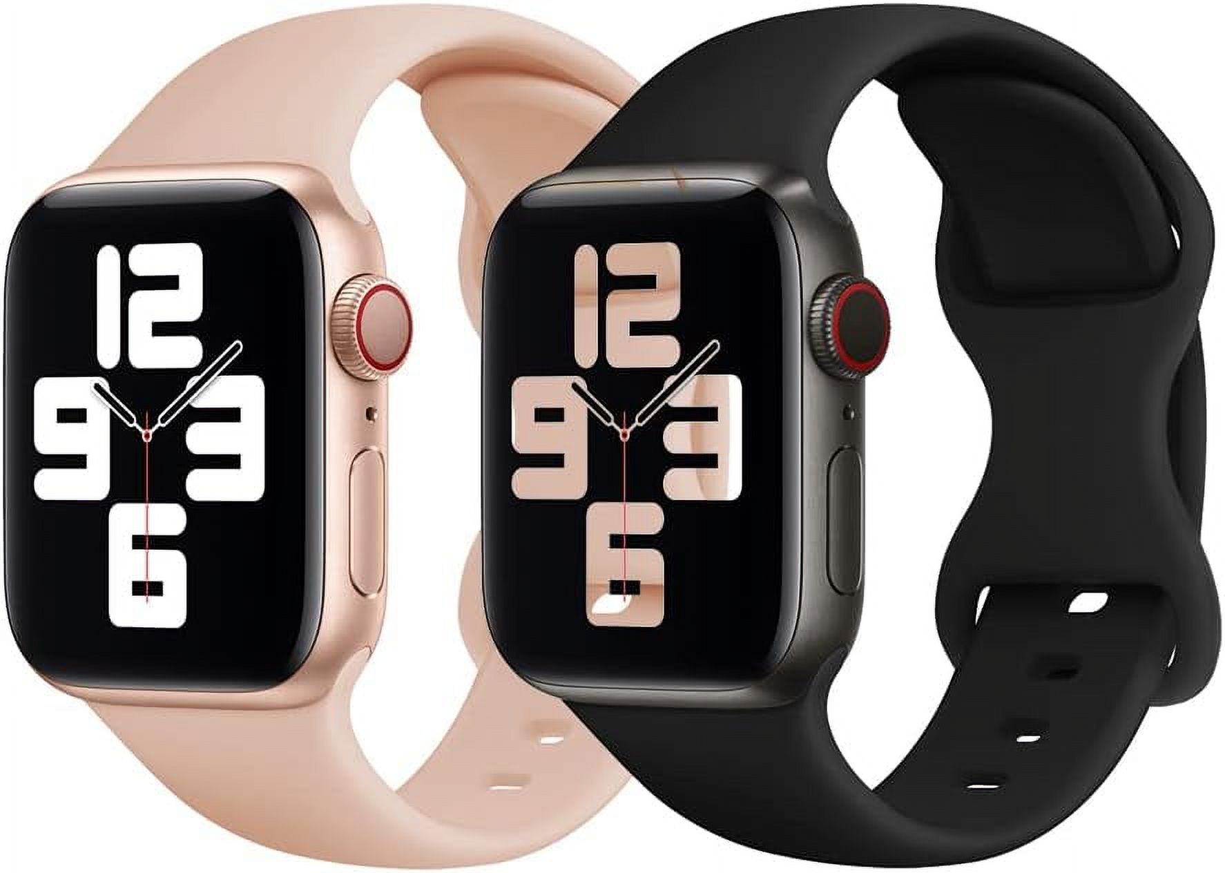 KOMI Compatible with Apple Watch Series 9 Band 45mm 41mm,2 Pack