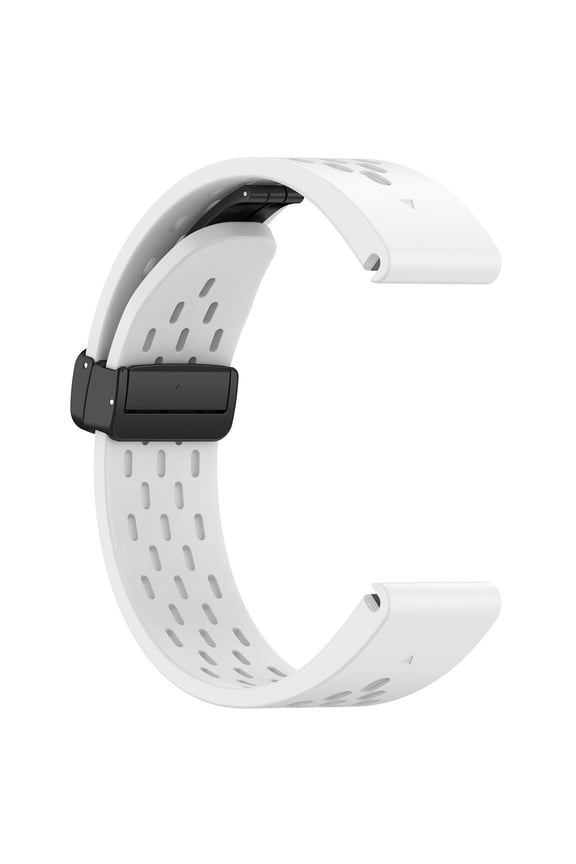 Compatible Fenix 5S Plus Bands Fenix 7S Sport Silicone Replacement Watch Strap for Garmin Fenix 5S/Fenix 6S Pro/Fenix 6S/Fenix 6S Pro/Descent MK3/Instinct 2S, 20MM White